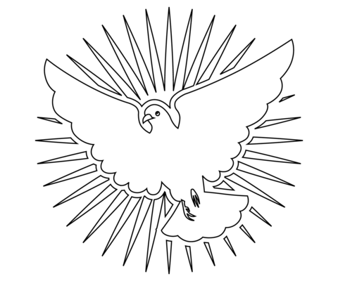 Holy Spirit Coloring Page